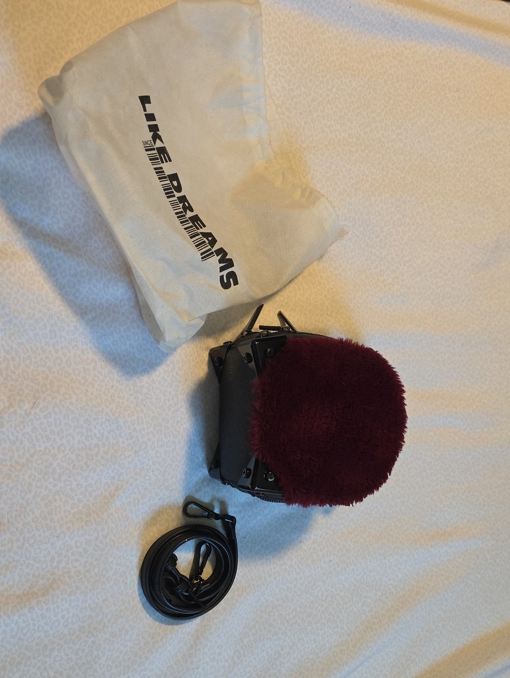 Dolls Kill Like Dreams Luggage Style Fur Mini Bag